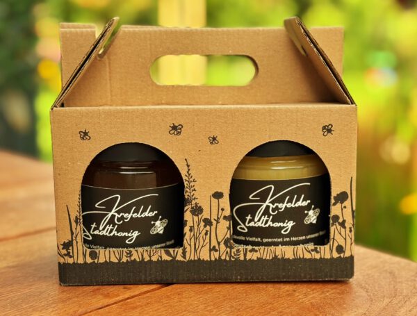Krefelder Stadthonig "Doppelpack" Geschenkedition 500g